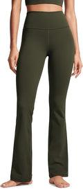 CRZ YOGA Butterluxe Flare Leggings 29"/30.5"/32"/33.5" - High Waist Bootcut Wide Leg Lounge Womens Yoga Pants with Pocket