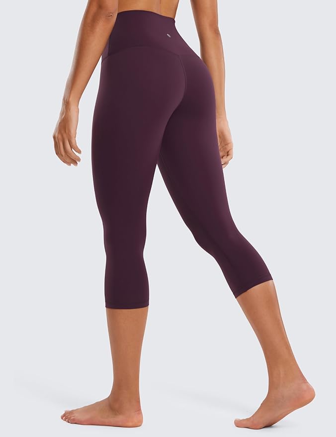 CRZ YOGA Butterluxe Yoga Capris Leggings 19'' - High Waisted Workout Buttery Soft Athletic Lounge Womens Crop Pants