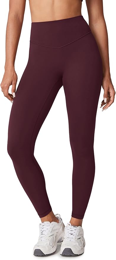UNISSU Hugcurve No Front Seam High Waisted Workout Leggings for Women Buttery Soft Yoga Pants Gym Athletic Tights - 25''