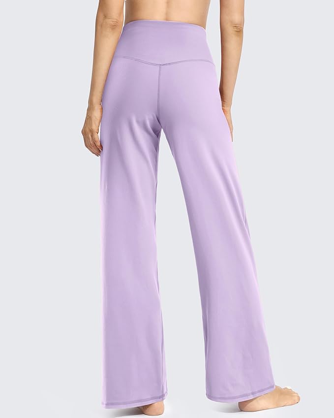 Promover Wide Leg Pants Woman Yoga Pants with Pockets Stretch Loose Casual Lounge Sweatpants Petite/Regular/Tall