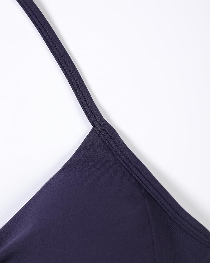 AUROLA Influence Strappy Bra Sports Bras for Women, Backless Padded Impact Strappy Bra Workout Gym Yoga with Removable Cups