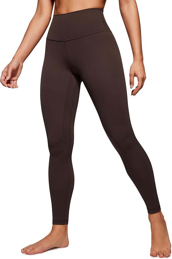 CRZ YOGA Womens Butterluxe High Waisted Yoga Leggings 28" - Double Seamed Buttery Soft Comfy Athletic Gym Workout Pants