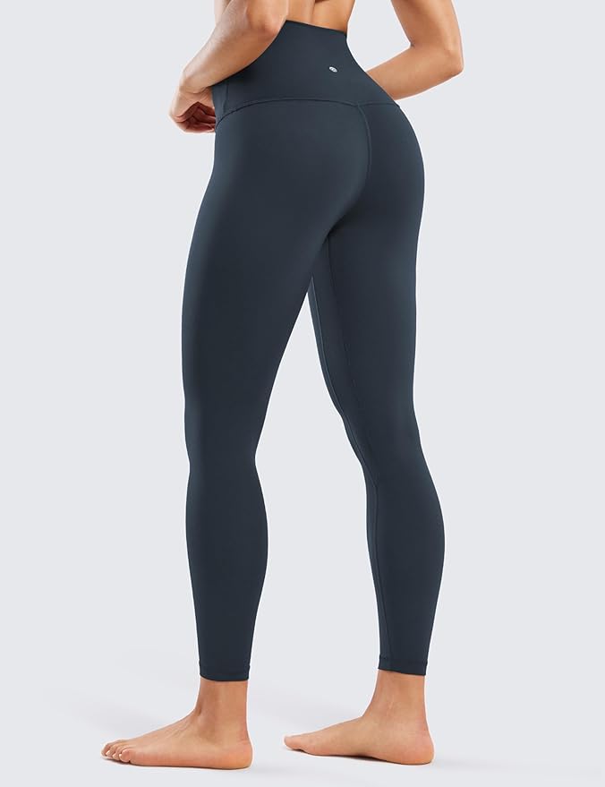 CRZ YOGA Butterluxe Super High Waist Leggings 25"- Buttery Soft Womens Yoga Pants Workout Over Belly