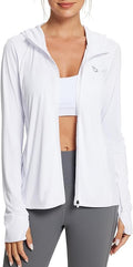 baleaf Women's Sun Protection Jacket Hoodie Clothing Lightweight Long Sleeve Sun Cover Up Shirt