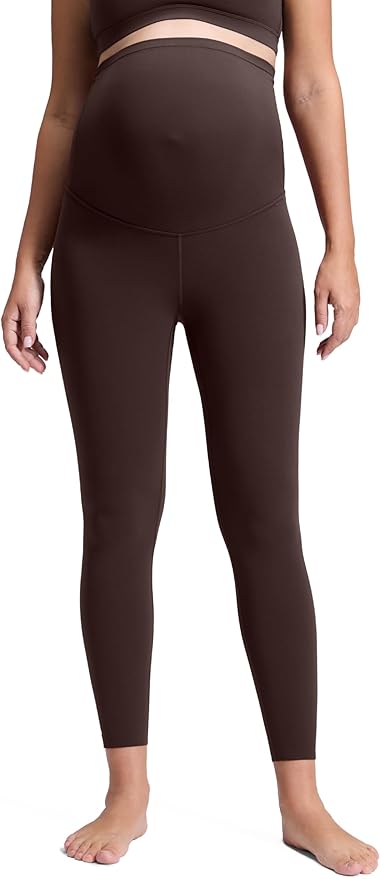 CRZ YOGA Butterluxe Maternity Leggings 25" - Over The Belly Buttery Soft Workout Activewear Yoga Womens Pregnancy Pants