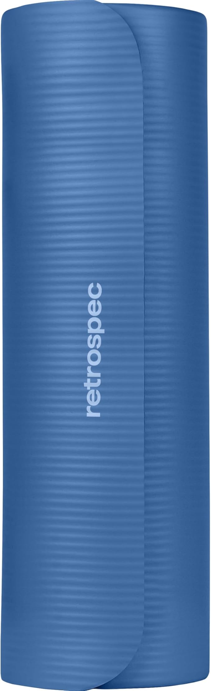 Retrospec Solana Yoga Mat 1" Thick w/Nylon Strap for Men & Women - Non Slip Exercise Mat for Home Yoga, Pilates, Stretching, Floor & Fitness Workouts