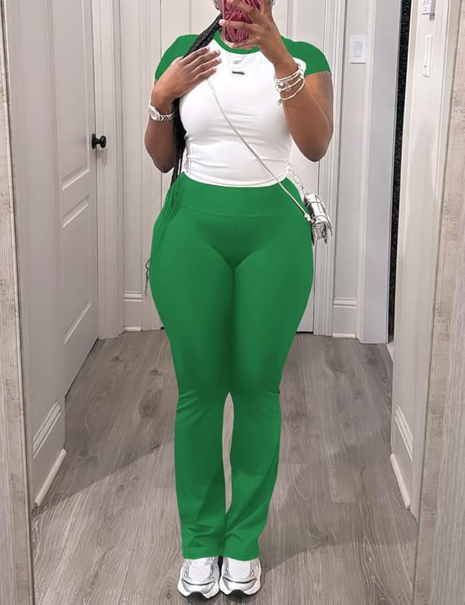 Nimsruc 2 Piece Outfits for Women Casual Sweat Sets