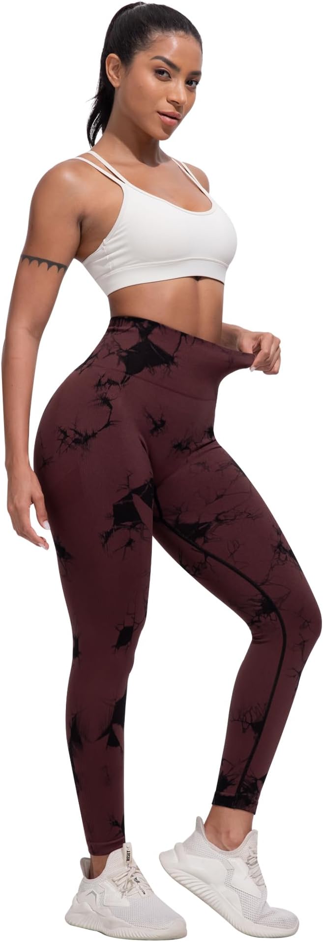 CHRLEISURE Workout Leggings Sets for Women, Gym Scrunch Butt Butt Lifting Seamless Leggings 3 Piece