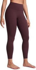 CRZ YOGA SculptAir No Front Seam Yoga Leggings 25" - High Waisted Womens Pants Workout Pilates Athletic V Back Buttery Soft