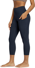 ODODOS Women's High Waisted Yoga Leggings with Pockets, Tummy Control Non See Through Workout Athletic Running Yoga Pants