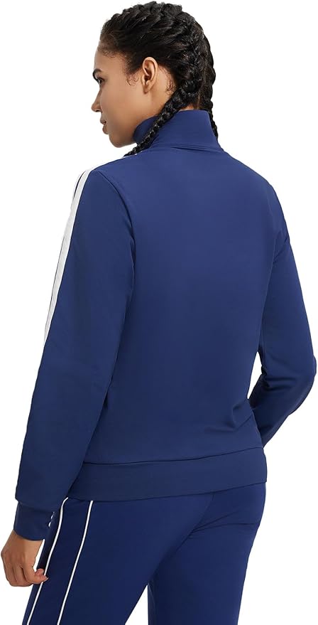 baleaf Women's Fleece Running Jackets Full Zip Warm Sweatshirts Jackets Winter Cold Weather Workout Athletic Sports Leisure