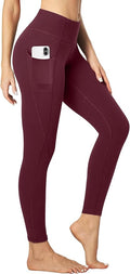 Heathyoga Leggings with Pockets for Women Tummy Control High Waisted Yoga Pants Women Compression Workout Leggings