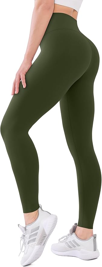High Waisted Leggings with Pockets for Women Buttery Soft Full Length Capri Workout Yoga Pants