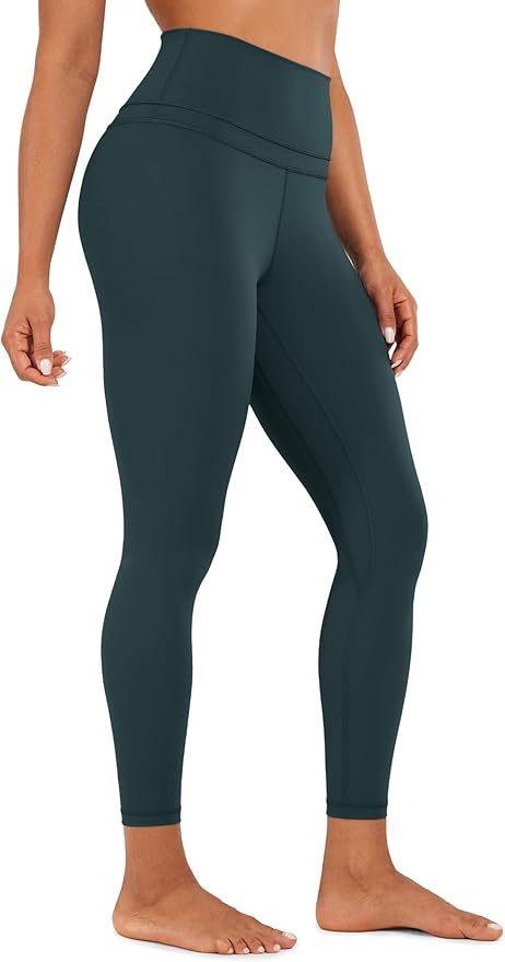 CRZ YOGA Naked Feeling Workout Leggings 25'' - High Waist Yoga Training Tight Womens Pants