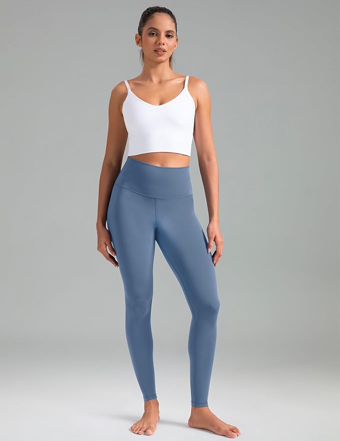 Colorfulkoala Women's High Waisted Tummy Control Workout Leggings Full Length Ultra Soft Yoga Pants 28"