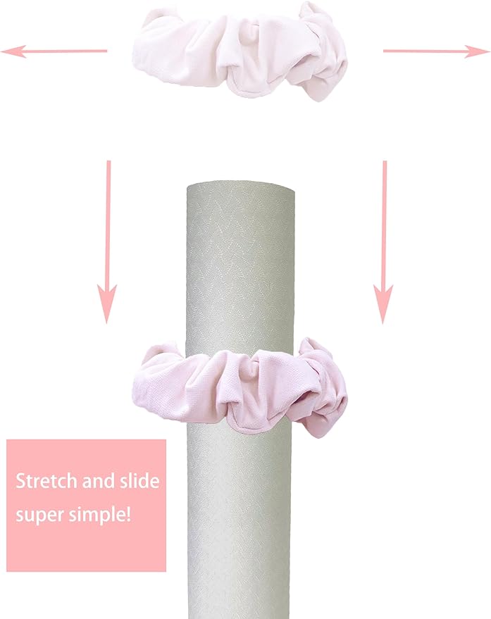 Yoga Mat Scrunchie - Yoga Mat Strap Band - Fits All Standard Yoga Mats (Not Suitable for Overly Thick Mats)