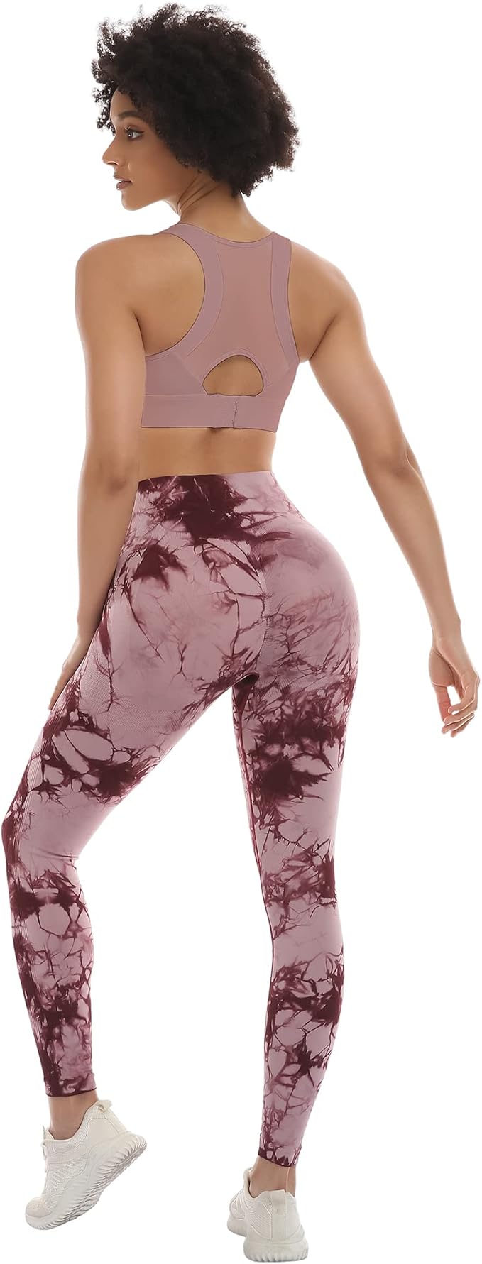 CHRLEISURE Workout Leggings Sets for Women, Gym Scrunch Butt Butt Lifting Seamless Leggings 3 Piece