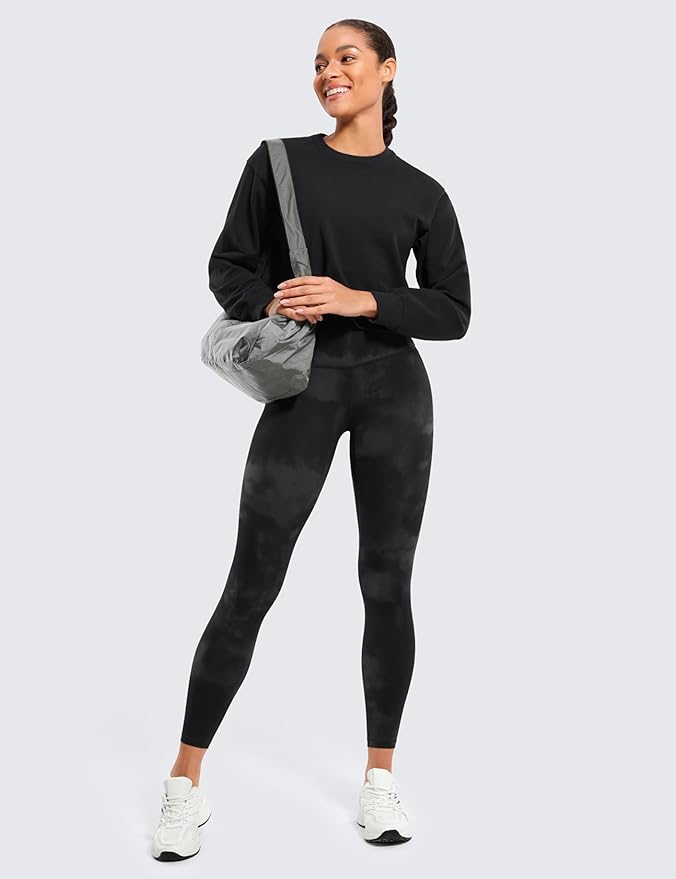CRZ YOGA Butterluxe Yoga Leggings 25" - High Waisted Buttery Soft Womens Workout Lounge Pants