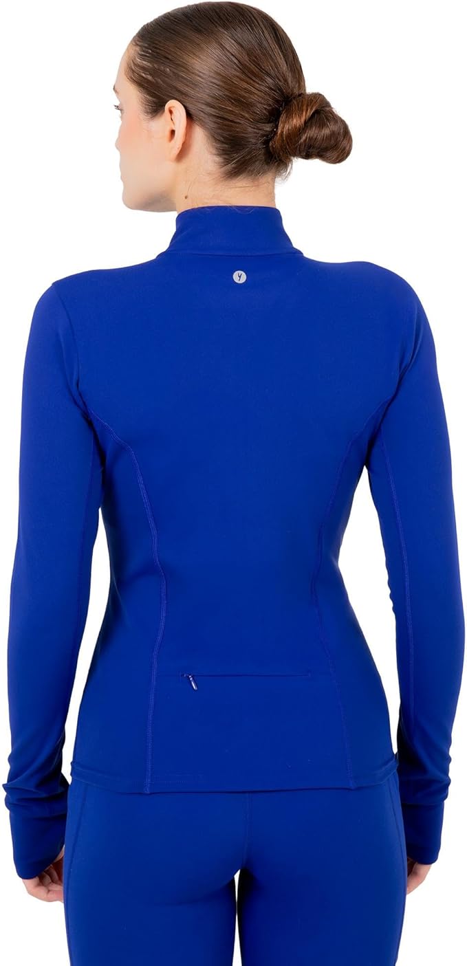 YITTY Active Women's Ultraluxe Full Zip Jacket, Athleisure, 4-Way-Stretch, Thumbholes