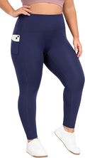 Heathyoga X-6XL Plus Size Leggings for Women with Pockets Tummy Control Plus Size Yoga Pants High Waist Workout Clothes