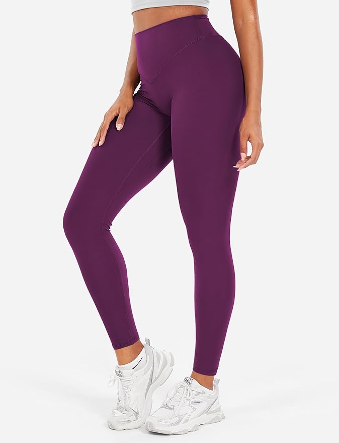 YEOREO Workout Leggings for Women Hidden Scrunch Tummy Control Leggings Agathia High Waisted Gym Yoga Pants