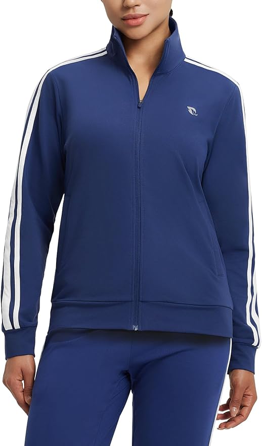 baleaf Women's Fleece Running Jackets Full Zip Warm Sweatshirts Jackets Winter Cold Weather Workout Athletic Sports Leisure