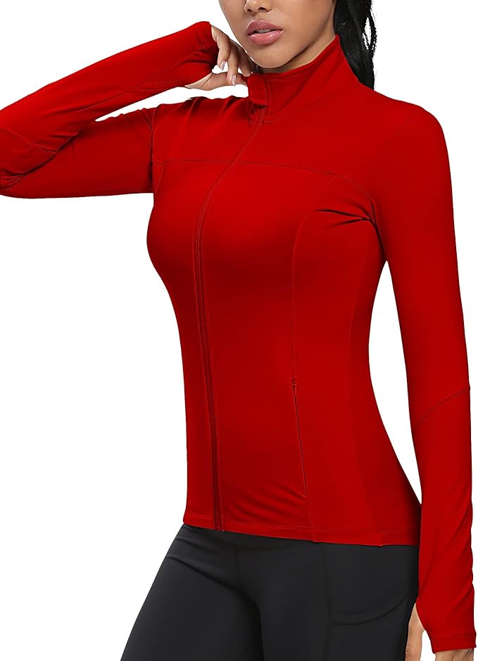 GYM RAINBOW Workout Jackets for Women Athletic Jacket Spring Running Yoga Jackets