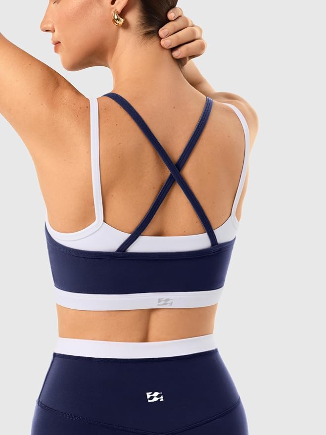 2 Pieces Workout Sets for Women,Seamless Yoga Leggings with Padded Sports Bras,Athletic Matching Outfits,Gym,Casual