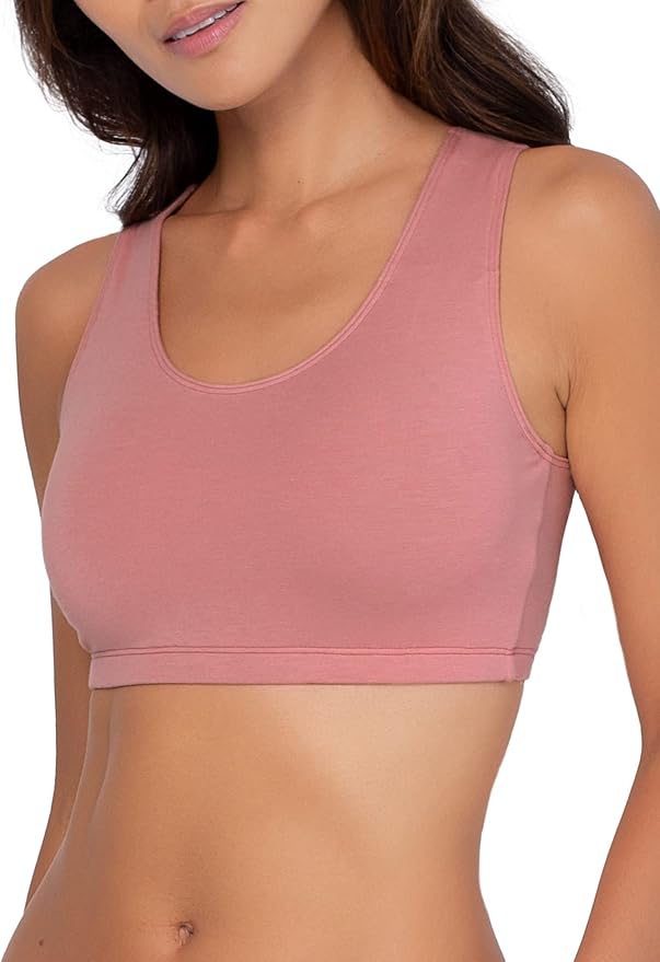 Fruit of the Loom Women's Cotton Tank Bra for Women - Ultimate Comfort & Breathable Fit