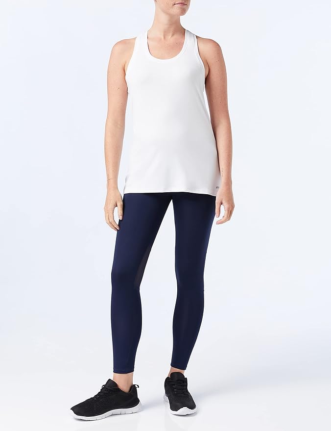 Amazon Essentials Women's Active Quick Dry Tech Stretch Racerback Scoop Neck Tank Top, Multipacks