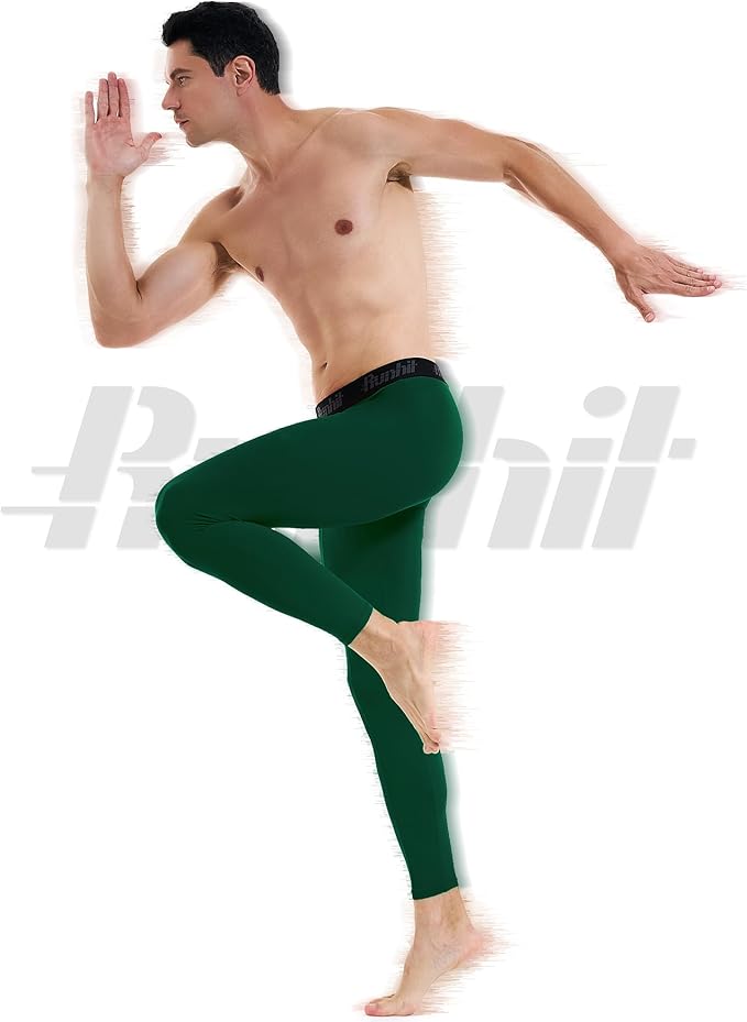 Runhit Men’s Compression Pants Running Tights Workout Leggings Athletic Base Layer Pants for Sports Yoga Basketball