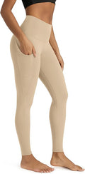 ODODOS Women's High Waisted Yoga Leggings with Pockets, Tummy Control Non See Through Workout Athletic Running Yoga Pants