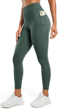 CRZ YOGA Butterluxe Workout Leggings Pockets 25'' - High Waisted Gym Womens Yoga Pants Buttery Soft