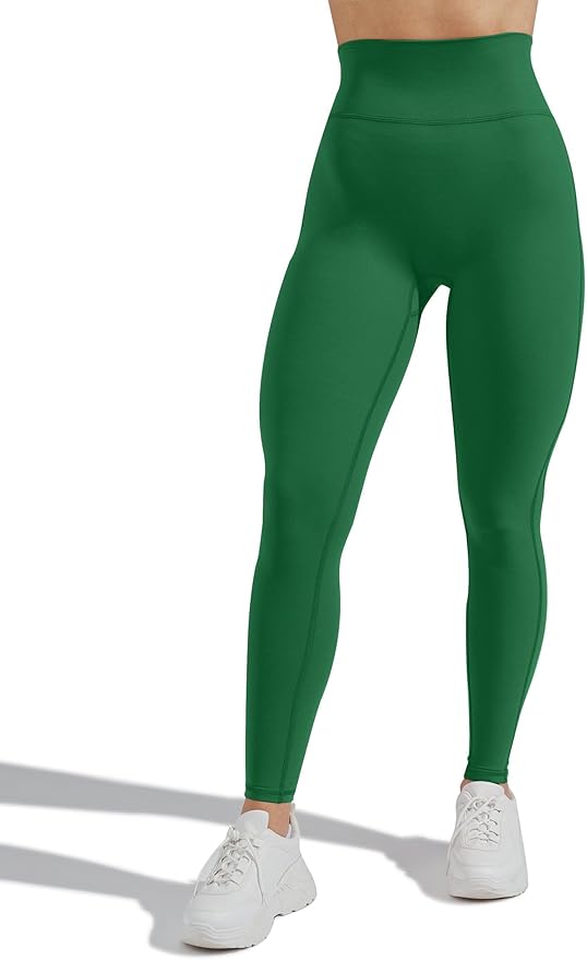 Unthewe Naked-Feel No Front Seam Leggings for Women - High Waisted Buttery Soft Workout Yoga Pants 25"