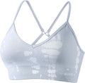 AUROLA Serpent Seamless Sports Bras for Women,Backless Padded Strappy Workout Gym Yoga Crop Tops