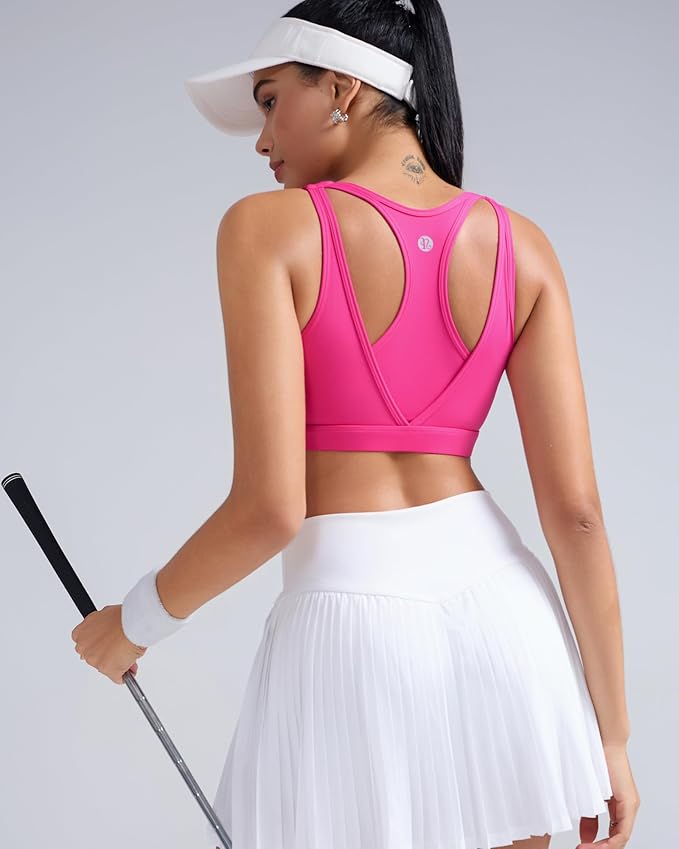 RUNNING GIRL Sports Bras for Women High Support,Molded Cup High Impact Sports Bra Racerback Workout Yoga Running Bra