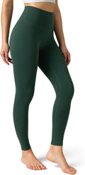 Colorfulkoala Dreamlux No Front Seam Leggings for Women 25"/28" Inseam, High Waisted Buttery Soft Yoga Pants