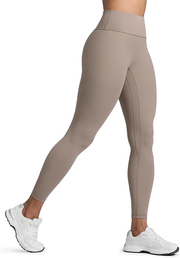 CRZ YOGA Secretsculpt Butterlift Workout Leggings 25" - No Front Seam High Waisted Womens Yoga Pants Booty Scrunch Butt