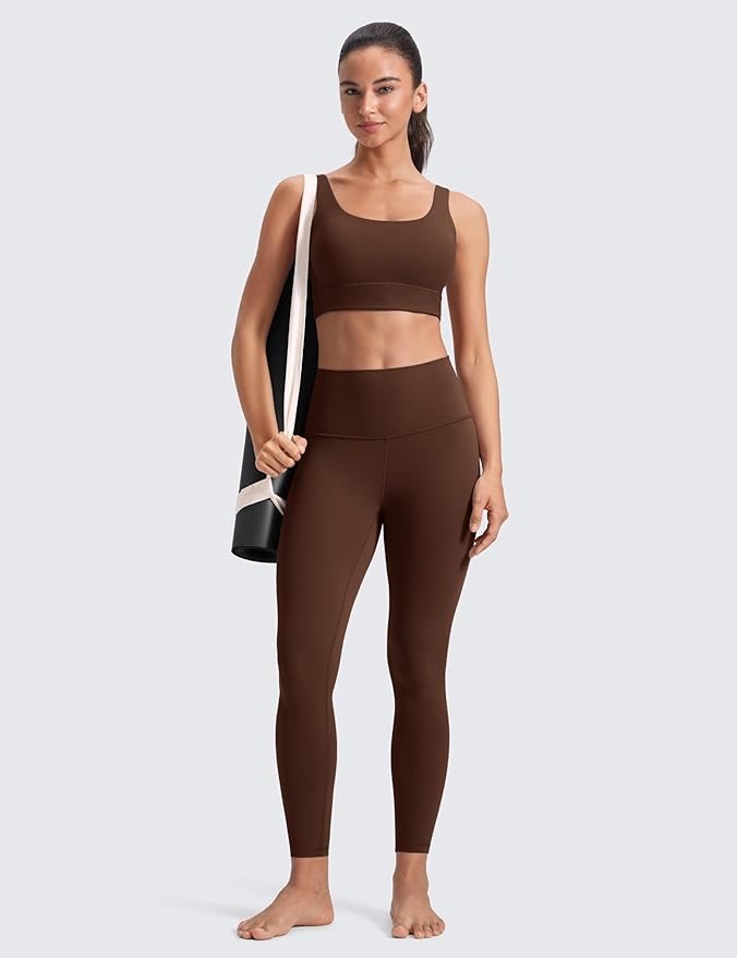 CRZ YOGA Butterluxe Yoga Leggings 25" - High Waisted Buttery Soft Womens Workout Lounge Pants