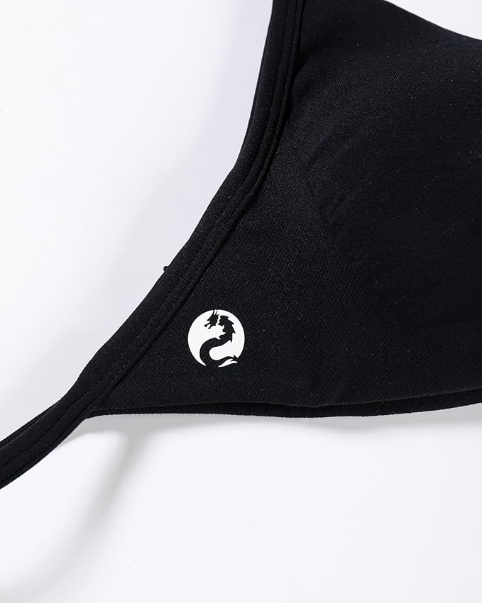 AUROLA Influence Strappy Bra Sports Bras for Women, Backless Padded Impact Strappy Bra Workout Gym Yoga with Removable Cups