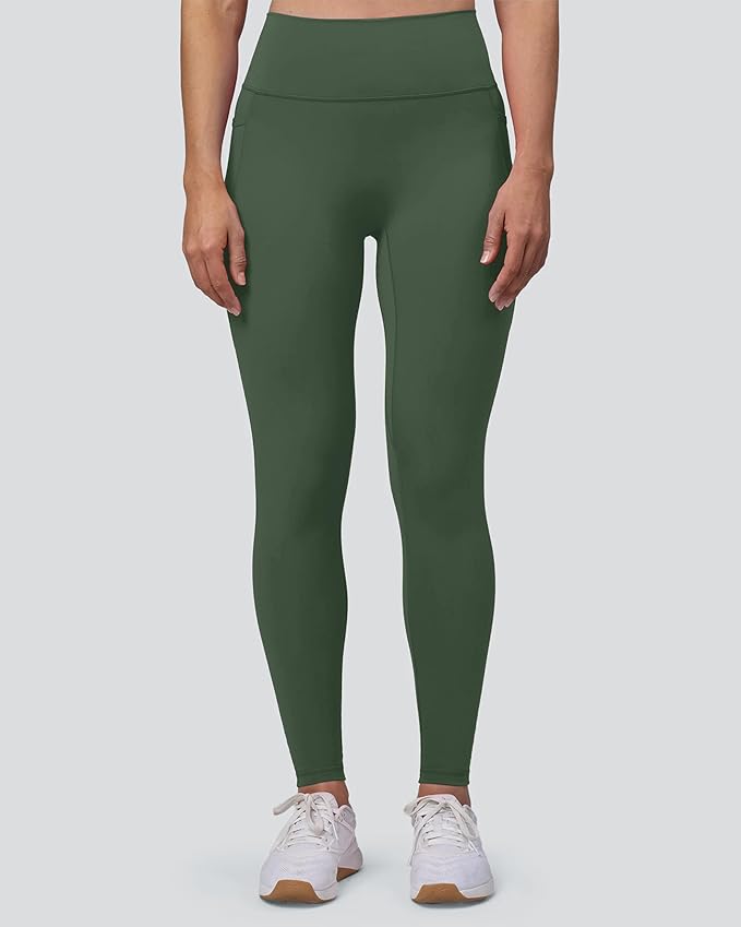 Olmlmt No Front Seam Workout Leggings for Women Tummy Control Butt Lifting Leggings Buttery Soft Gym Yoga Pants