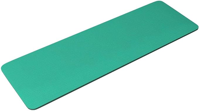 Fitvids Yoga Mat, 1/2-Inch Extra Thick High Density Exercise Mat, Anti-Tear Exercise Yoga Mat with Carrying Strap, Suitable for Various Yoga Exercises