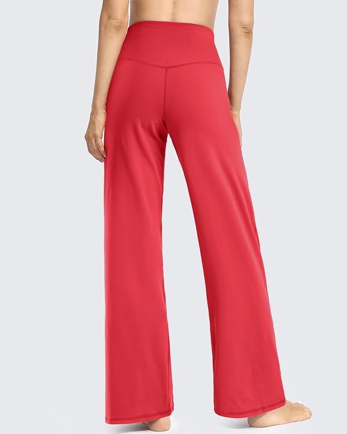Promover Wide Leg Pants Woman Yoga Pants with Pockets Stretch Loose Casual Lounge Sweatpants Petite/Regular/Tall
