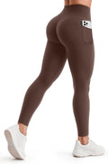Olmlmt No Front Seam Workout Leggings for Women Tummy Control Butt Lifting Leggings Buttery Soft Gym Yoga Pants