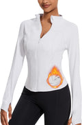 VUTRU Womens Workout Yoga Jacket Lightweight Zip Up Athletic Jacket Lightweight Cropped Jacekt with Pockets