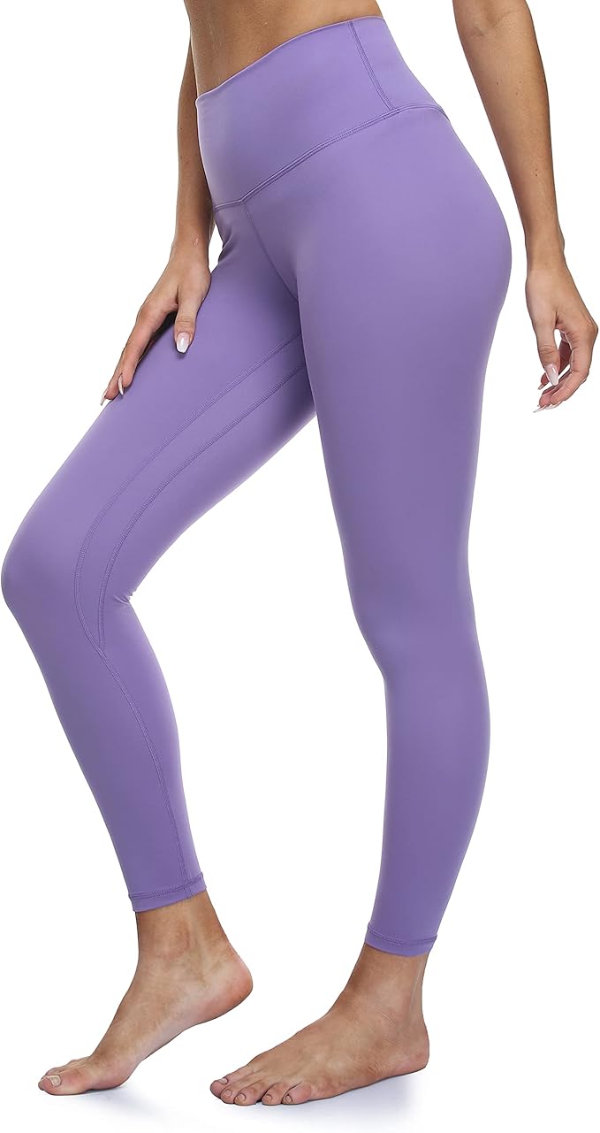 YUNOGA Women's Ultra Soft High Waisted Seamless Leggings Tummy Control Yoga Pants