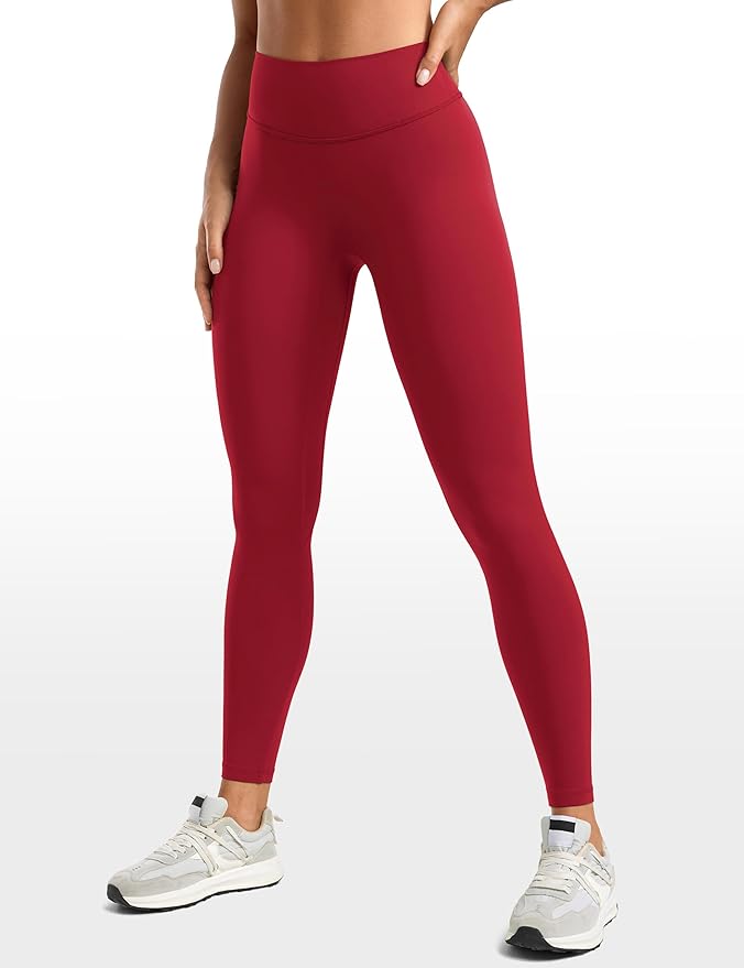 INGIA Womens High Waisted No Front Seam Lounge Yoga Legging 25" Workout Tummy Control Gym Yoga Pants