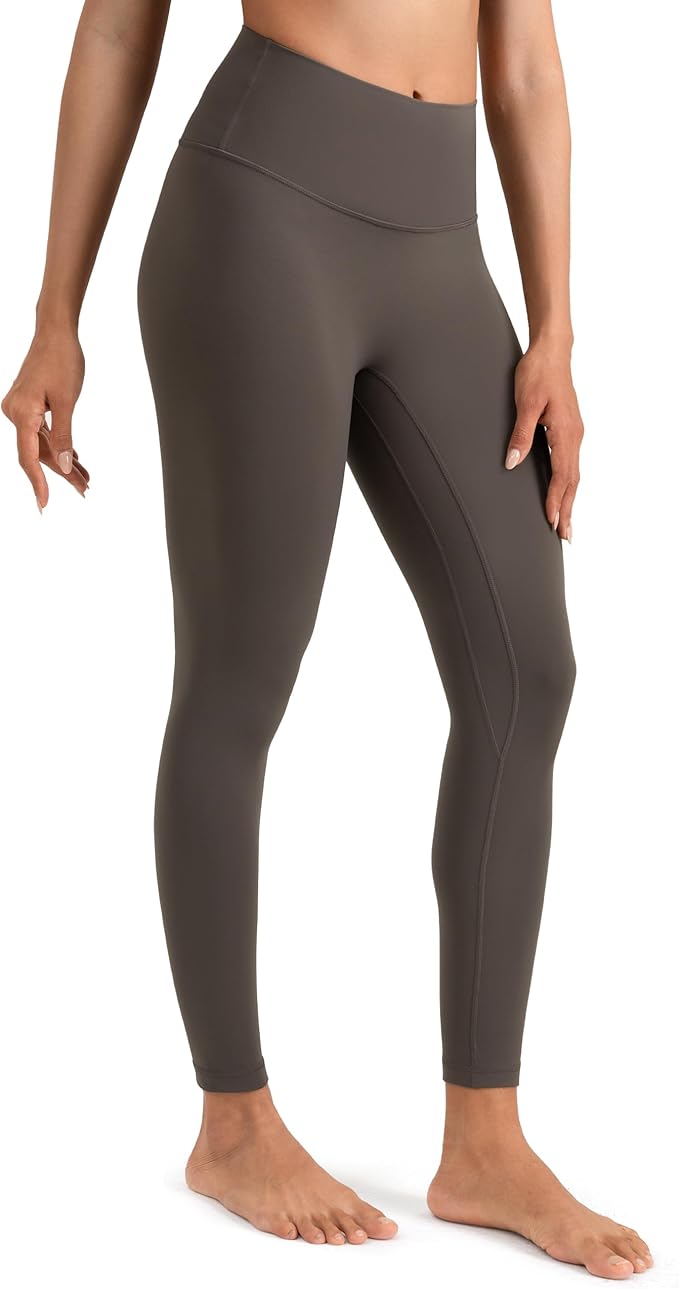 Colorfulkoala Dreamlux No Front Seam Leggings for Women 25"/28" Inseam, High Waisted Buttery Soft Yoga Pants