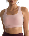 RUNNING GIRL Sports Bras for Women, Molded Cup High Impact Sports Bra Workout Bras for Women High Support Racerback