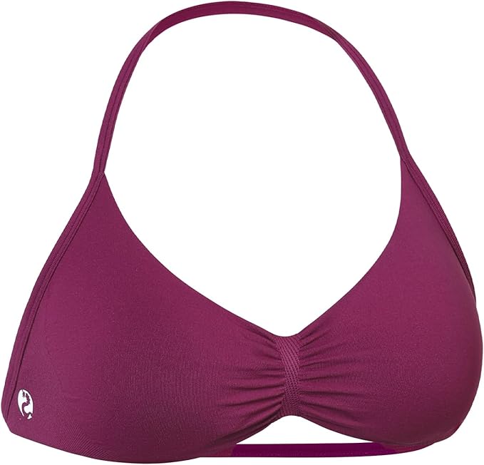 AUROLA Influence Strappy Bra Sports Bras for Women, Backless Padded Impact Strappy Bra Workout Gym Yoga with Removable Cups